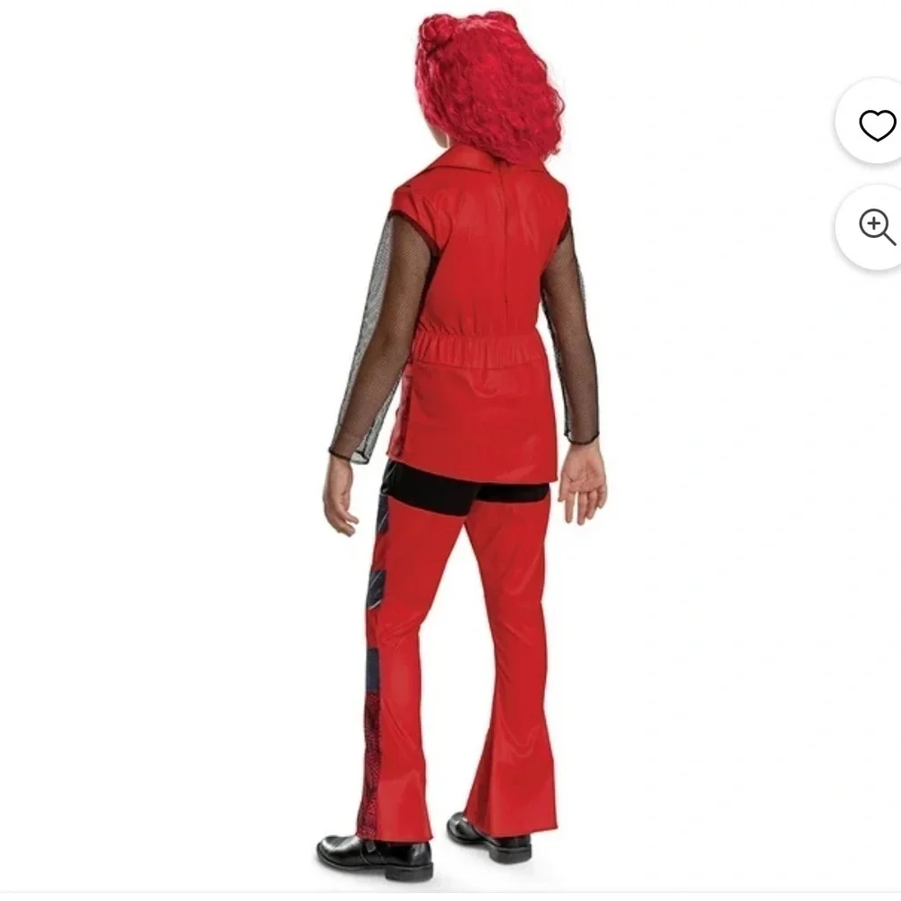 Disney Descendants Red Costume Disguise Small 4-6X NEW Halloween - Picture 2 of 6